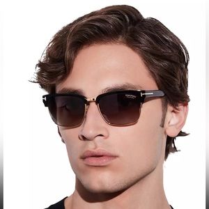 TOM FORD
River 57MM Square Sunglasses